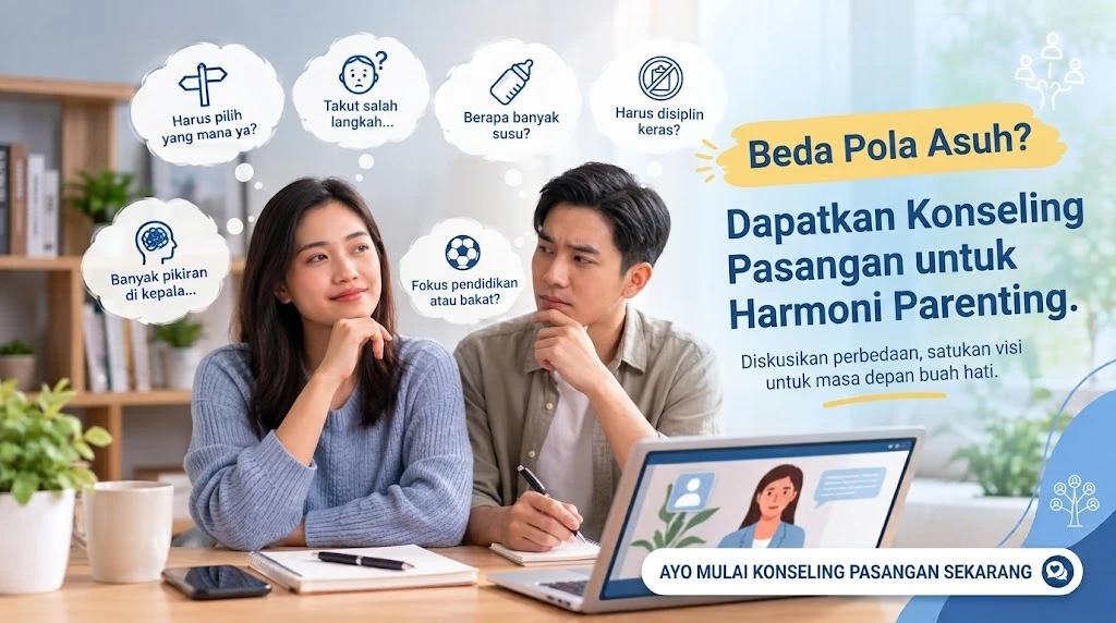 Mengatasi Konflik Pasangan akibat Perbedaan Cara Mendidik Anak Dengan Psikolog Profesional