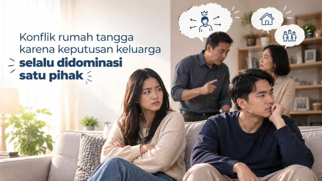 Konflik Rumah Tangga Karena Keputusan Keluarga Selalu Didominasi Satu Pihak: Penyebab, Dampak, dan Solusinya