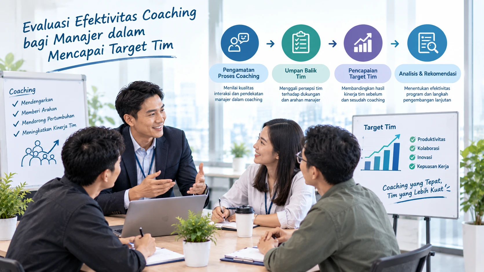 Mengukur Efektivitas Coaching Manager: Strategi Nyata Capai Target Tim Tanpa Burnout