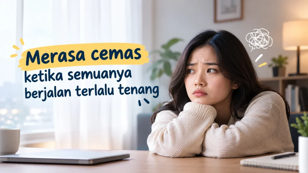 Merasa Cemas Ketika Semuanya Berjalan Terlalu Tenang? Ini Penjelasan & Solusinya