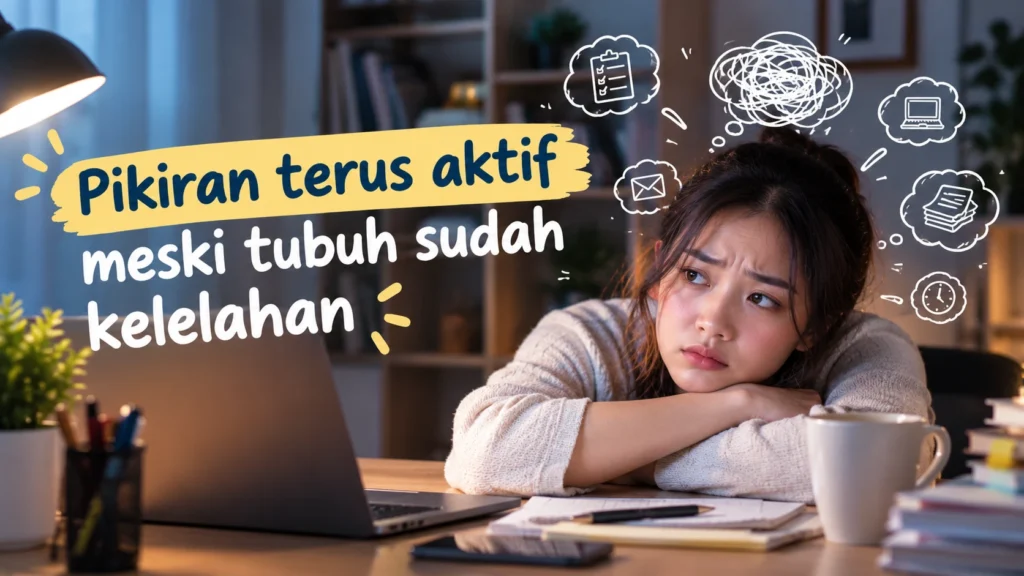 Badan Sudah Ingin Istirahat, tetapi Pikiran Tidak Mau Berhenti: Apa Penyebabnya?