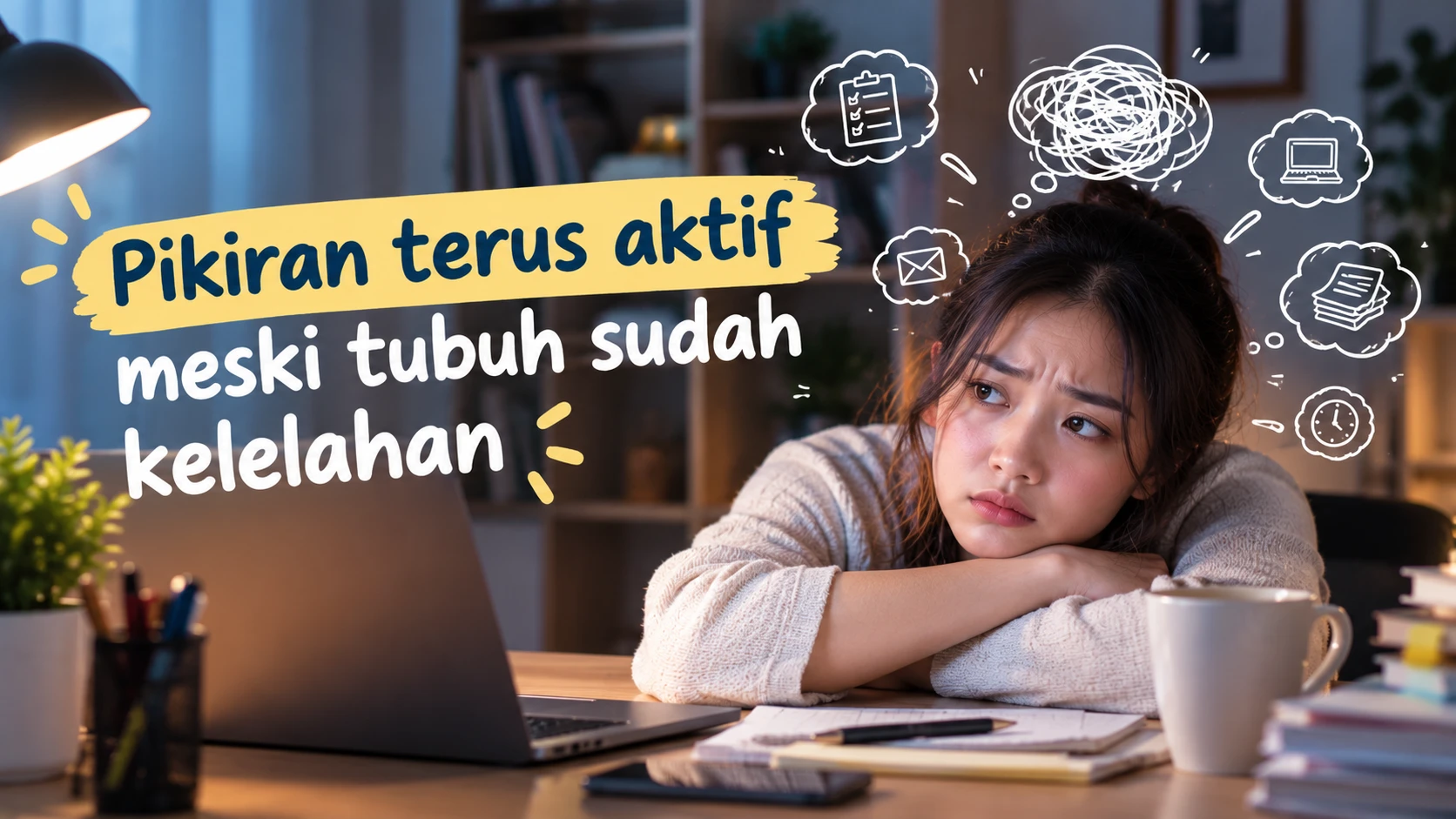 Badan Sudah Ingin Istirahat, tetapi Pikiran Tidak Mau Berhenti: Apa Penyebabnya?