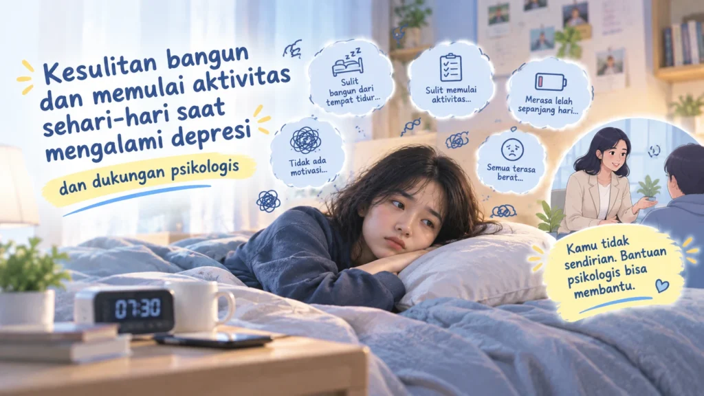 Mengapa Aktivitas Sederhana Terasa Sangat Berat Saat Depresi? Panduan & Solusi Pemulihan
